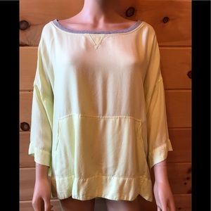 Soft Surroundings yellow tunic, size XL, never wor